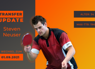 Transfer Update: Steven Neuser wechselt zur TTG Transfer Steven Neuser