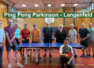 Parkinson Abteilung wird gefördert Parkinson Tischtennis TTG Langenfeld