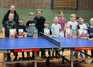 Geschenke für die Jugend TTG Langenfeld Jugend Weihnachten