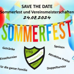 Sommerfest und Vereinsmeisterschaft am 24.08.24