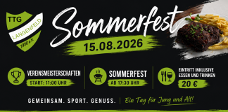 Sommerfest und Vereinsmeisterschaften 15.08.2026 Sommerfest und Vereinsmeisterschaften 2026